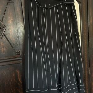 Banana Republic Black and White A-Line Skirt